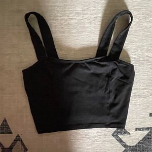 Black Express crop top XS